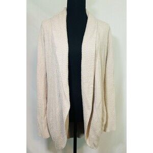 Barefoot‎ Dreams CozyChic Lite Beige Stone Open Front Cozy Cardigan XS/S